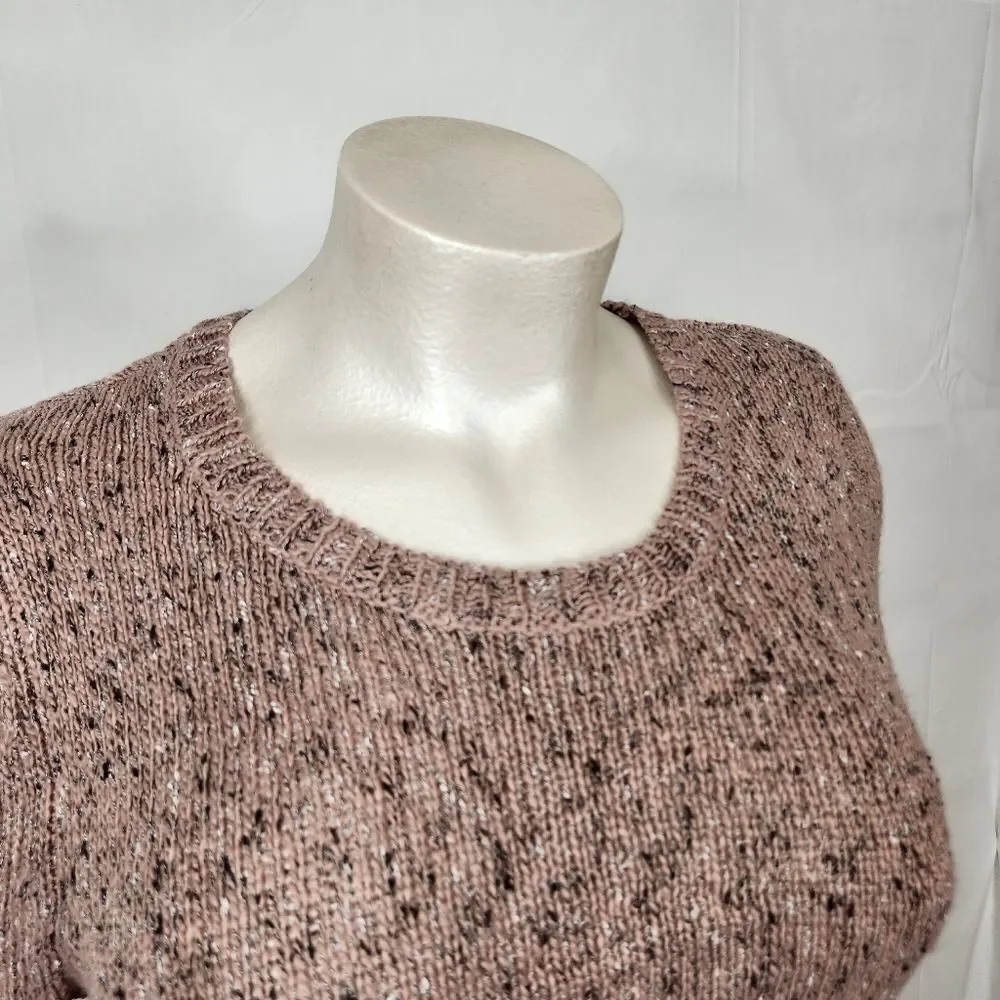 3/$25 Lane Bryant Chunky Knit Mixed Media Sweater Sz 18/20
